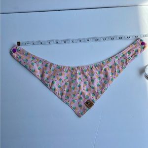 Ice Cream Cone Snap On Dog Bandana